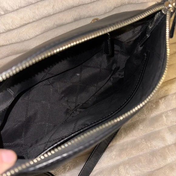 Michael Kors Black Crossbody Bag with Silver Accents - Picture 10 of 10